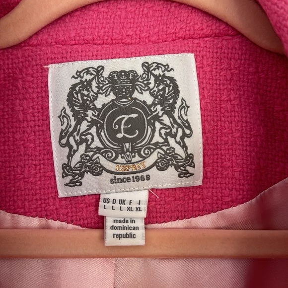 Esprit Pink Wool Coat - Picture 2 of 6